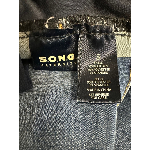 Women's S.O.N.G. Maternity Jeans Size Small Blue - Picture 9 of 9
